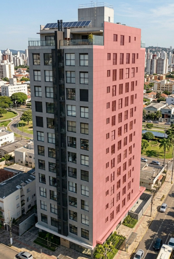 Imagem de contexto geral destacando a fachada inspecionada no acervo